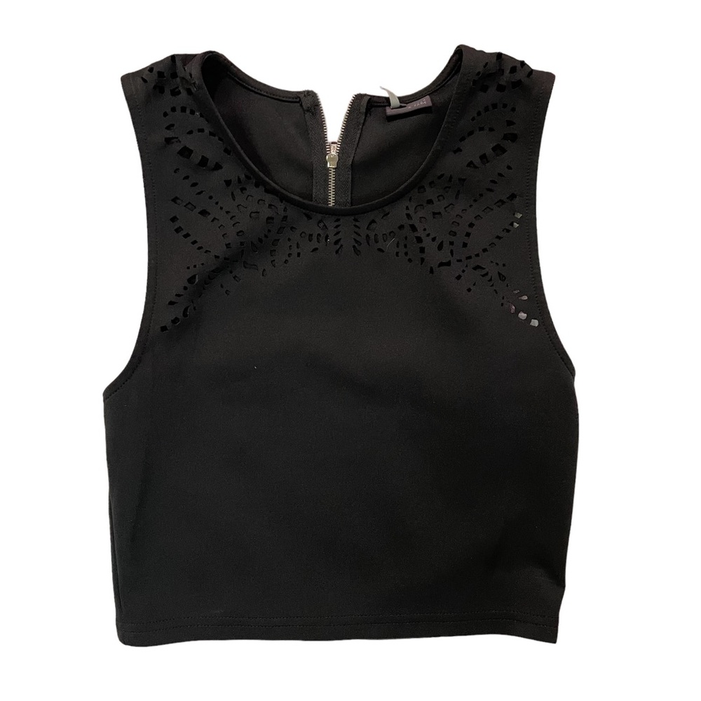 Black tank top